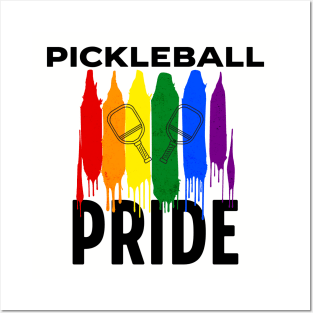 Pickleball Pride LGBTQ Pickleball Gift Pride Month Posters and Art